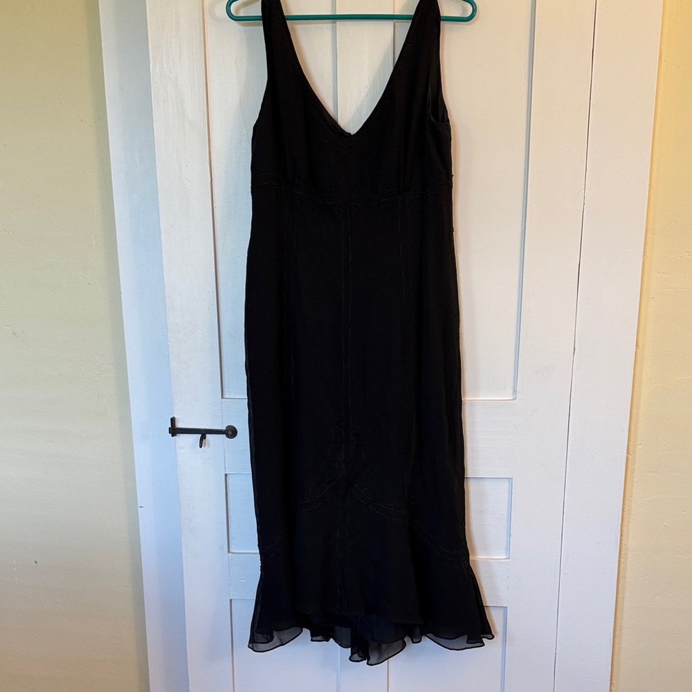 Jones New York Elegant Black Maxi Dress